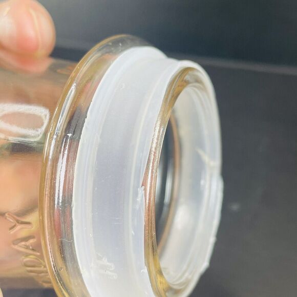 Mr Peanut Glass Jar Planters Peanuts 75th Birthday Anniversary Vintage With Lid - Picture 9 of 11